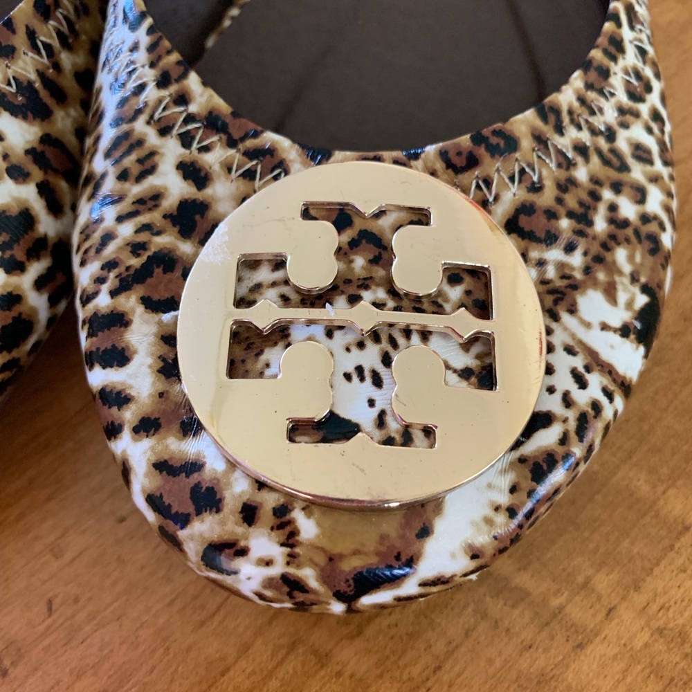 Tory Burch Animal Print Ballerina Flats